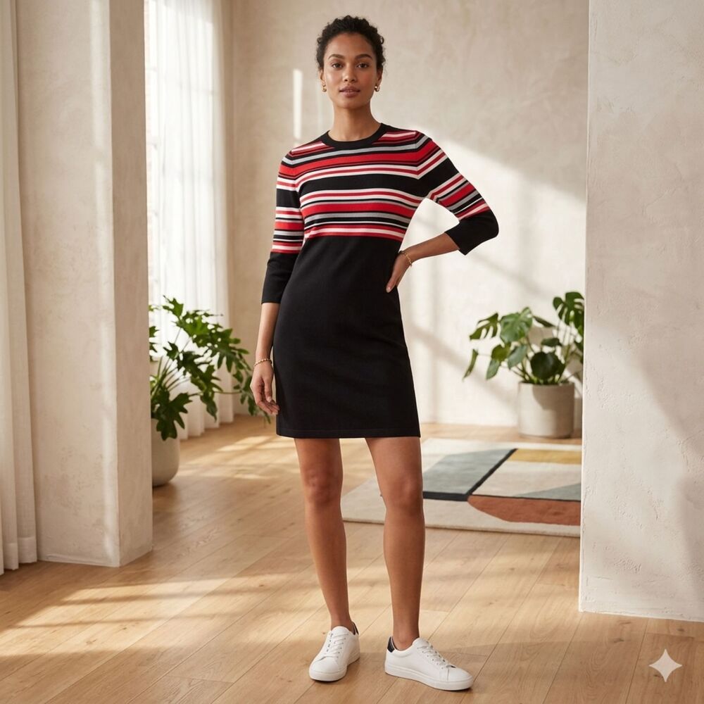 Allison Brittney Sweater Knit Dress